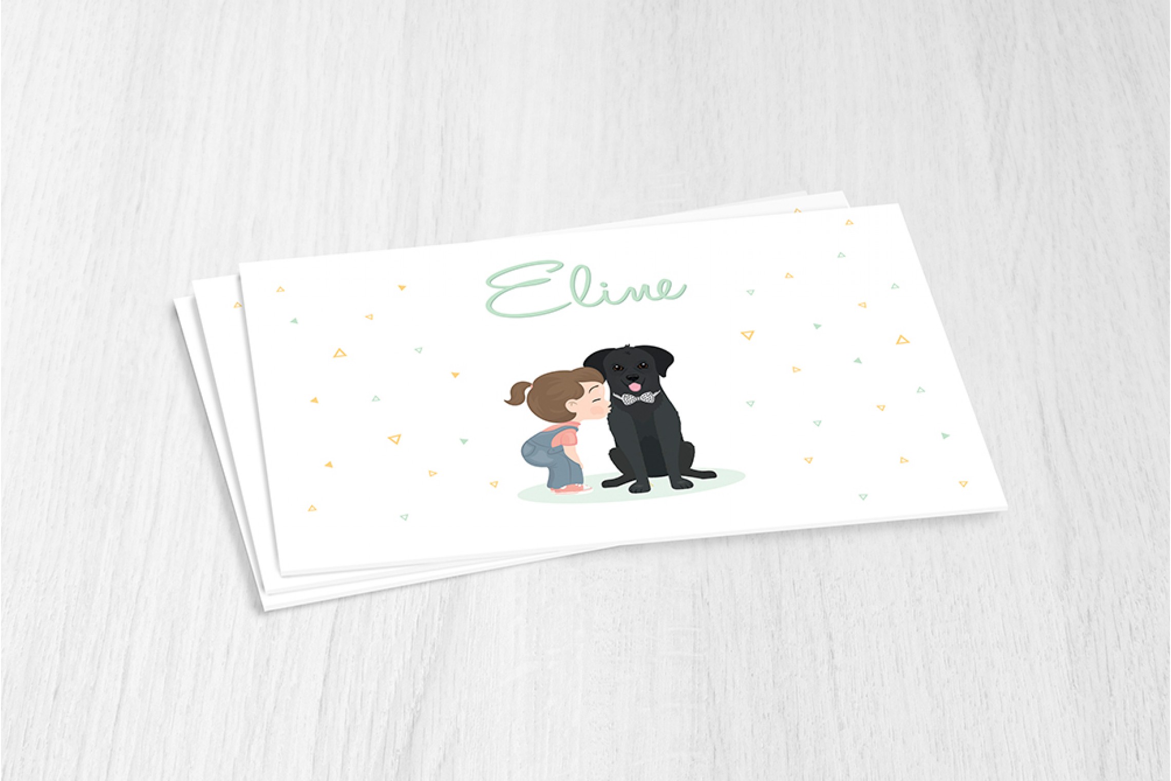 Meisje met labrador